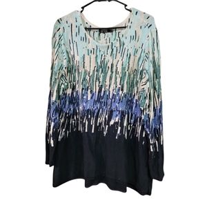 Nic +Zoe beautiful linen sweater 1X